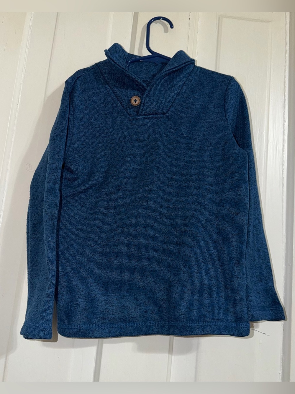 Kids size 6 sweater Navy Blue Pullover Shirt top
